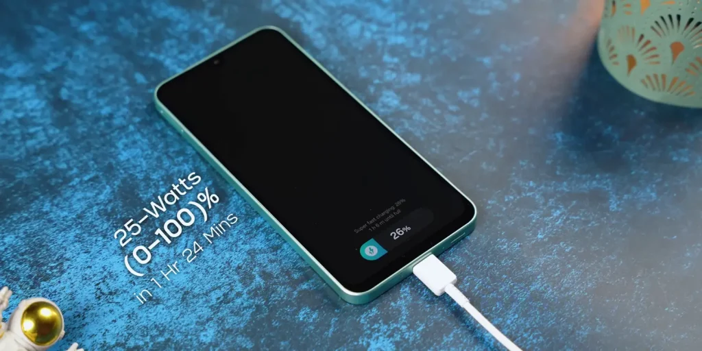 Samsung Galaxy A26 Review: Is It Worth Your Money? 13 Samsung Galaxy A26 Charging Image