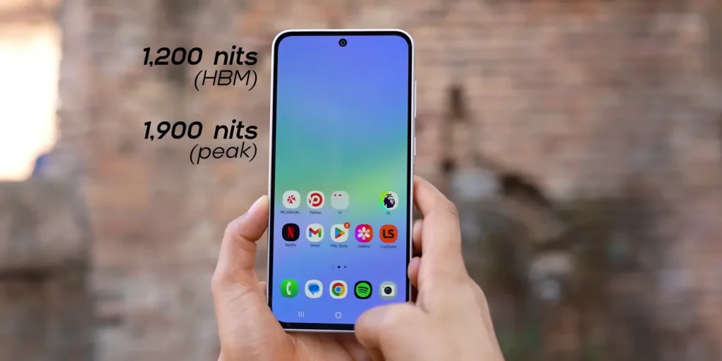 Samsung Galaxy A36 Review: Is It Worth Your Money? 4 Samsung Galaxy A36 Display Brightness Nits