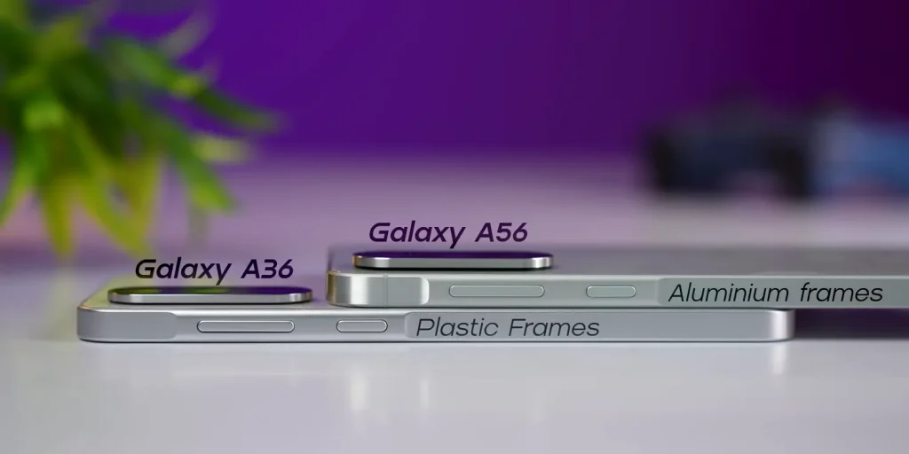 Samsung Galaxy A36 Review: Is It Worth Your Money? 2 Samsung Galaxy A36 Plastic Frames