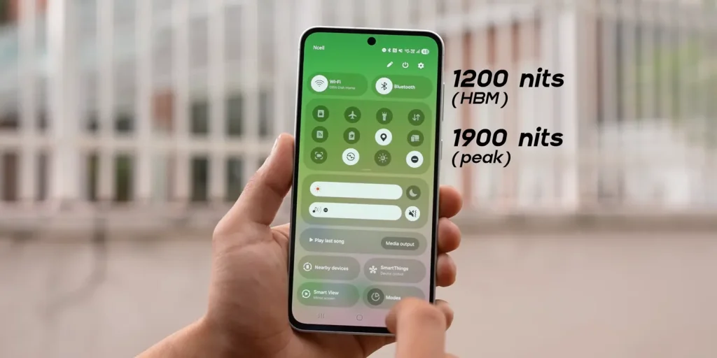 Samsung Galaxy A56 Display Brightness Nits