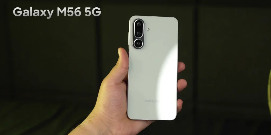 Samsung Galaxy M56 5G Review: Is It Worth Your Money? 2 Samsung Galaxy M56 Back Glass Panel