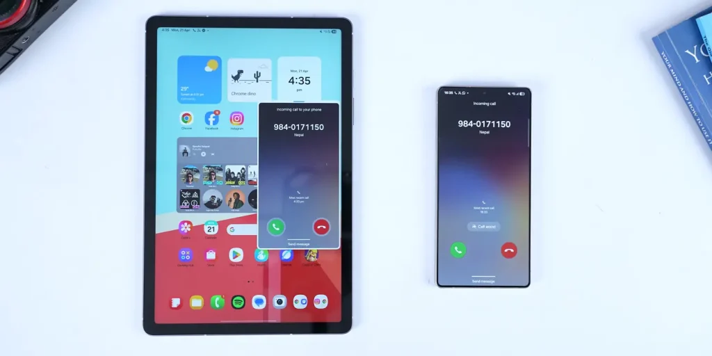 Samsung Galaxy Tab S10 FE Review: Is It Worth Buying in 2025? 12 Samsung Tab S10 FE Call Feature