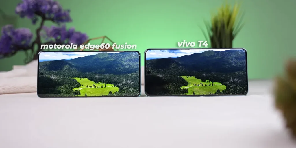 Motorola Edge 60 Fusion vs Vivo T4: Which Phone Should You Buy? 11 Motorola Edge 60 Fusion vs Vivo T4 Display Image