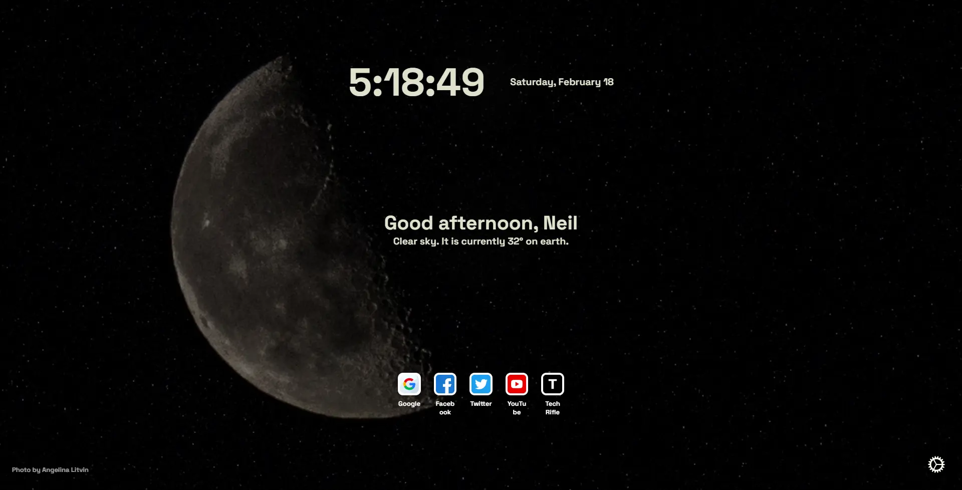 Black White Bonjourr Profile