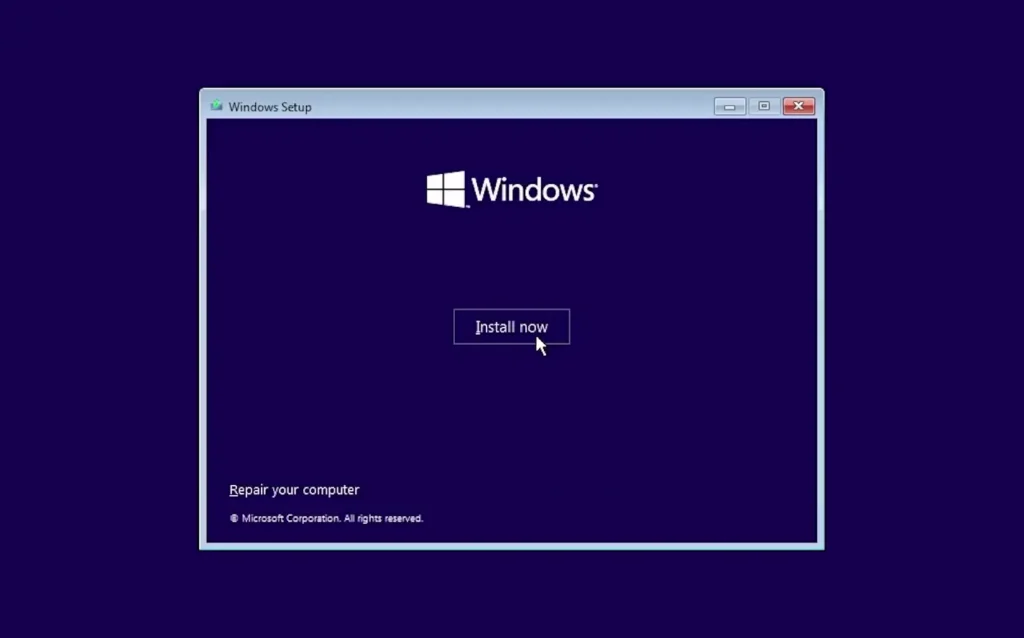 Windows 11 Install Now